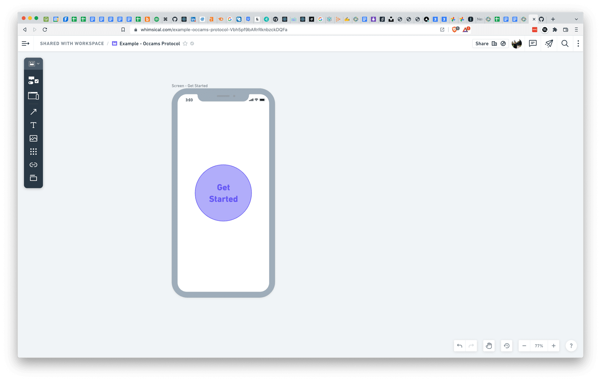 Get Started Wireframe