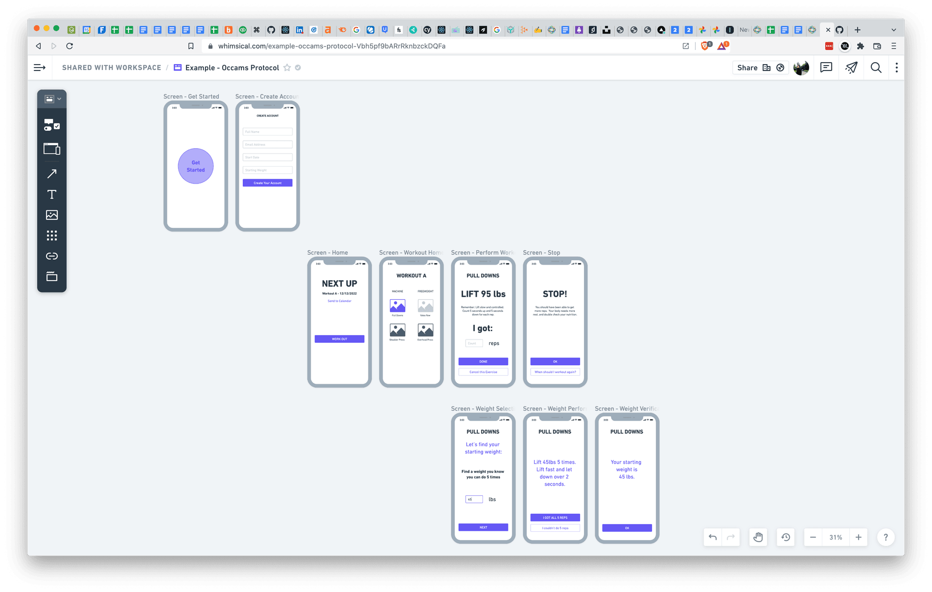 Full Wireframe Example